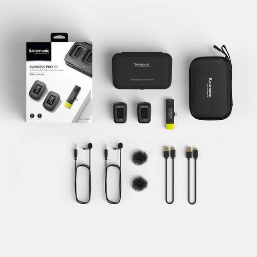 Saramonic Blink 500 Pro B4 2-Person Digital Wireless Omni Lavalier Microphone System for Lightning iOS Devices (2.4 GHz) | PROCAM