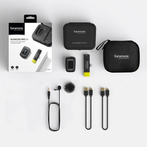 Saramonic Blink 500 Pro B5 Digital Wireless Omni Lavalier Microphone System for USB Type-C Devices (2.4 GHz) | PROCAM