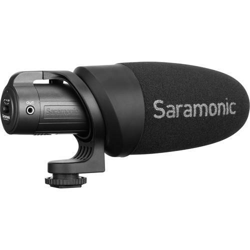Saramonic CamMic+ Battery-Powered Camera-Mount Shotgun Microphone for DSLR Cameras and Smartphones at PROCAM | procam.com