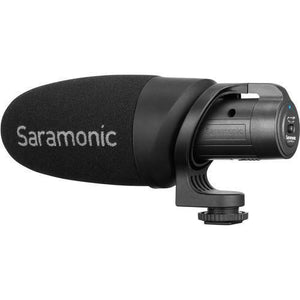 Saramonic CamMic+ Battery-Powered Camera-Mount Shotgun Microphone for DSLR Cameras and Smartphones at PROCAM | procam.com