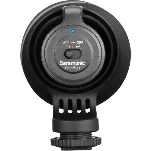 Saramonic CamMic+ Battery-Powered Camera-Mount Shotgun Microphone for DSLR Cameras and Smartphones | PROCAM