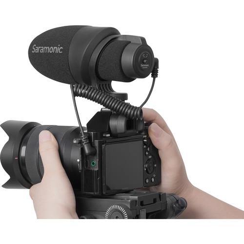 Saramonic CamMic Camera-Mount Shotgun Microphone for DSLR Cameras and Smartphones | PROCAM