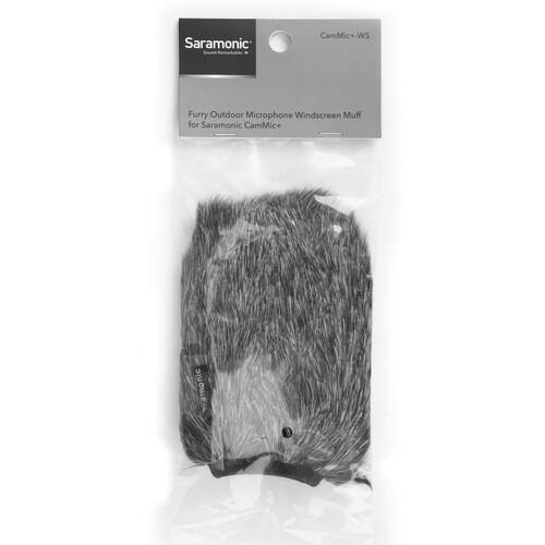 Saramonic CamMic+WS Slide-On Furry Windscreen for CamMic+ Microphone | PROCAM