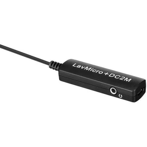 Saramonic LavMicro+DC2M Dual Omnidirectional Lavalier Microphone with Monitoring for iOS, Android & Computer at PROCAM | procam.com