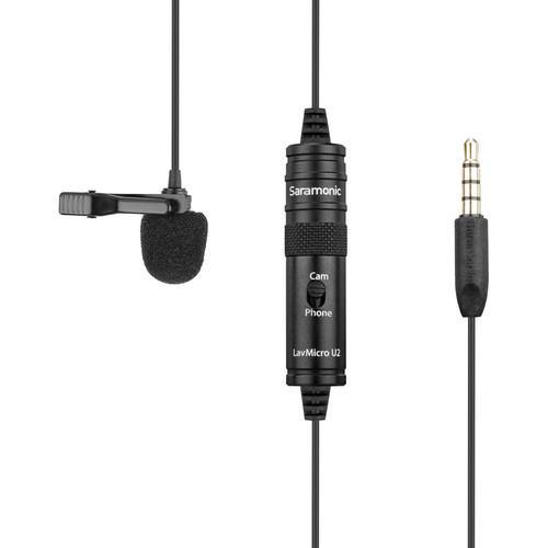 Saramonic LavMicro U2 Omnidirectional Lavalier Microphone for DSLR Cameras and Smartphones | PROCAM