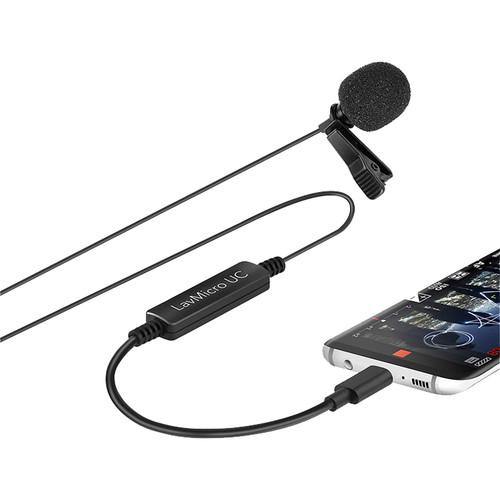 Saramonic LavMicro-UC Omnidirectional Lavalier Mic for USB Type-C Devices with Signal Converter | PROCAM