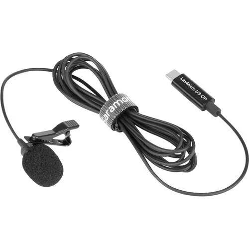 Saramonic Omni Clip-On Lav Mic for DJI Osmo Pocket with 6.6' Cable and USB-C Connector at PROCAM | procam.com