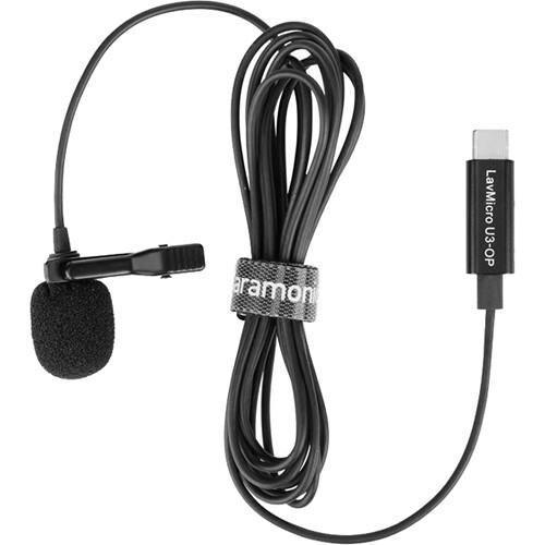 Saramonic Omni Clip-On Lav Mic for DJI Osmo Pocket with 6.6' Cable and USB-C Connector at PROCAM | procam.com