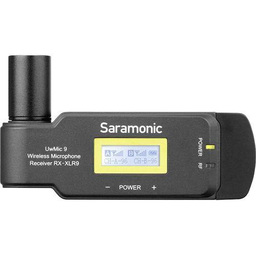 Saramonic RX-XLR9 Dual-Channel Wireless Plug-In Receiver for UwMic9 System (514 to 596 MHz) | PROCAM