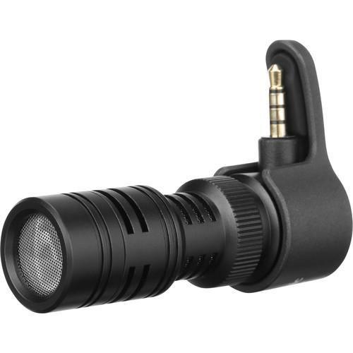 Saramonic SmartMic+ Compact Directional Microphone with 3.5mm TRRS Plug for Mobile Devices at PROCAM | procam.com
