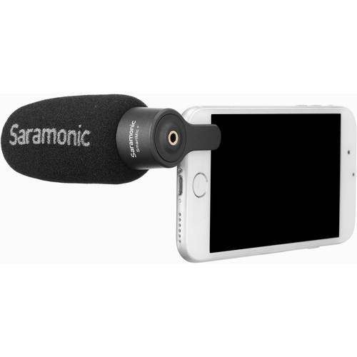 Saramonic SmartMic+ Compact Directional Microphone with 3.5mm TRRS Plug for Mobile Devices | PROCAM