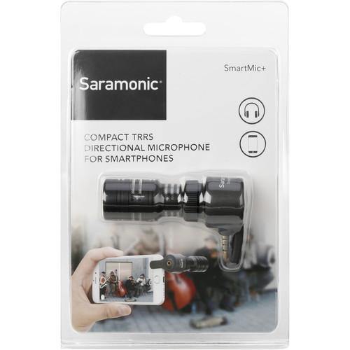 Saramonic SmartMic+ Compact Directional Microphone with 3.5mm TRRS Plug for Mobile Devices | PROCAM