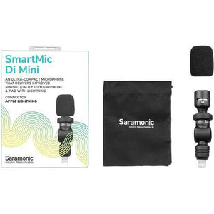 Saramonic SmartMic Di Mini Ultracompact Omnidirectional Condenser Microphone for Lightning iOS Mobile Devices at PROCAM | procam.com