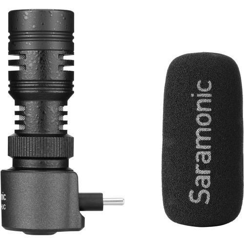 Saramonic SmartMic+ UC Compact Directional Microphone with USB Type-C Plug for Android Mobile Devices at PROCAM | procam.com