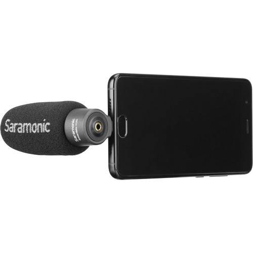 Saramonic SmartMic+ UC Compact Directional Microphone with USB Type-C Plug for Android Mobile Devices | PROCAM