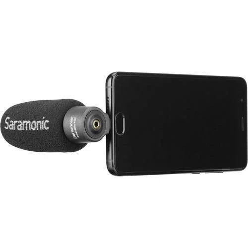 Saramonic SmartMic+ UC Compact Directional Microphone with USB Type-C Plug for Android Mobile Devices at PROCAM | procam.com
