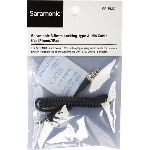 Saramonic SR-PMC1 iPhone/iPad Locking 3.5mm Output Connector Cable at PROCAM | procam.com