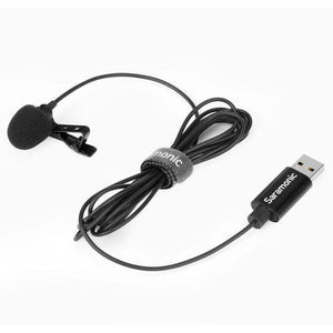 Saramonic SR-ULM10 Omnidirectional USB Lavalier Microphone (6.5' Cable) at PROCAM | procam.com