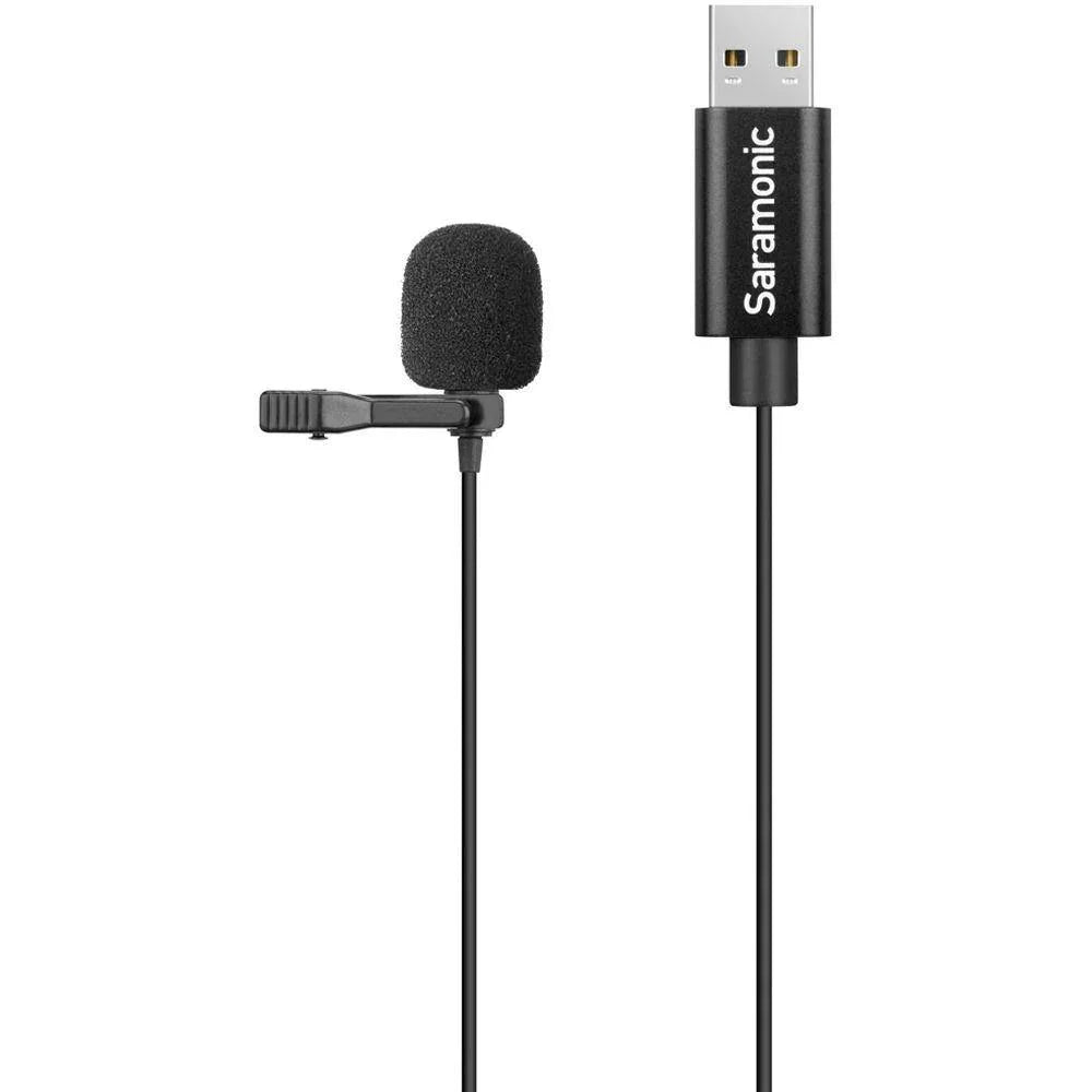 Saramonic SR-ULM10L Omnidirectional USB Lavalier Microphone (19.7' Cable) at PROCAM | procam.com