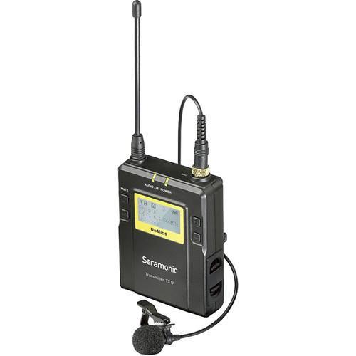 Saramonic TX9 96-Channel Digital UHF Wireless Bodypack Transmitter with Lavalier Mic (514 to 596 MHz) | PROCAM