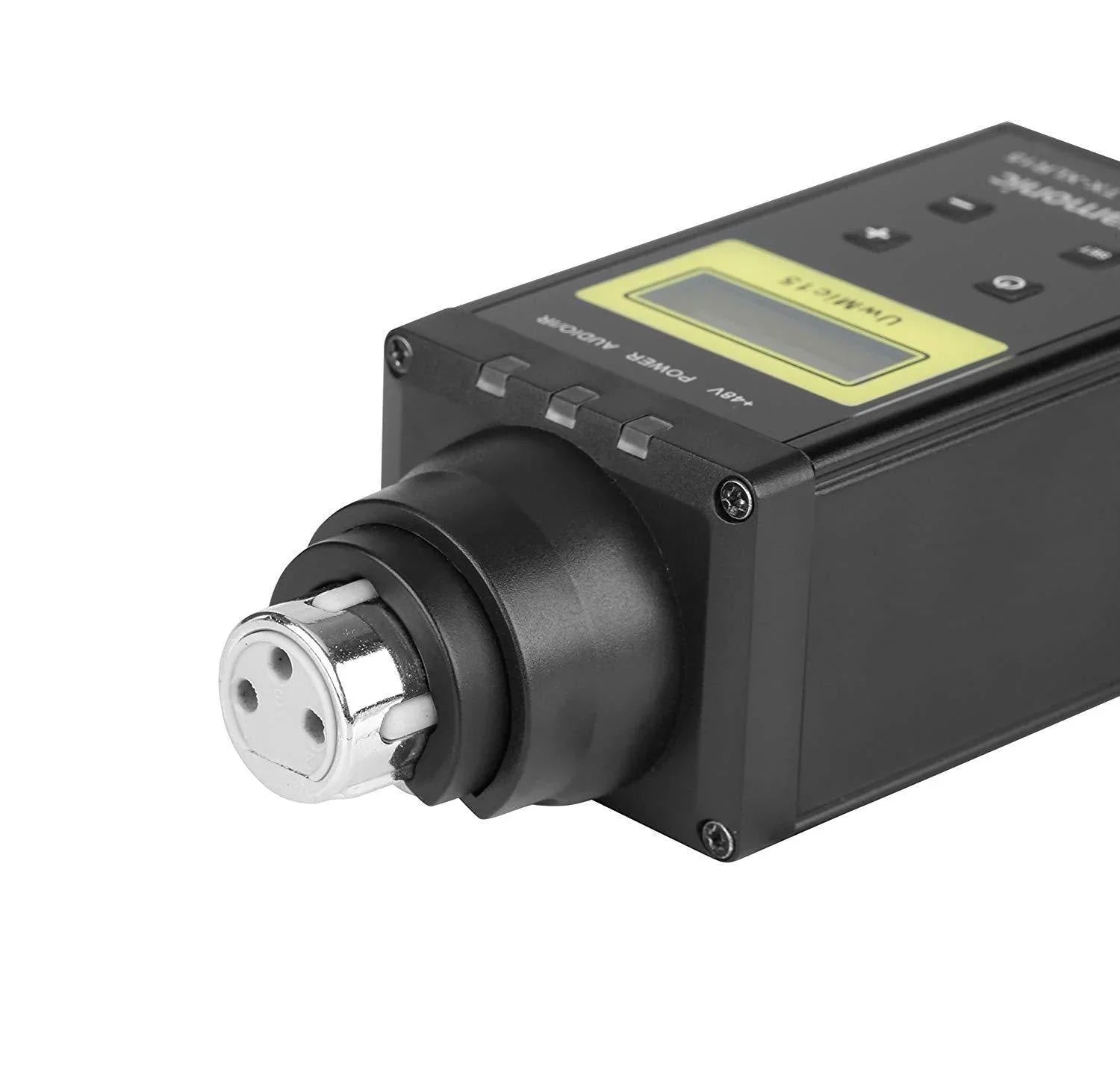 Saramonic UwMic15 SR-XLR15 UHF Wireless XLR Plug-On Transmitter with +48V Phantom Power at PROCAM | procam.com