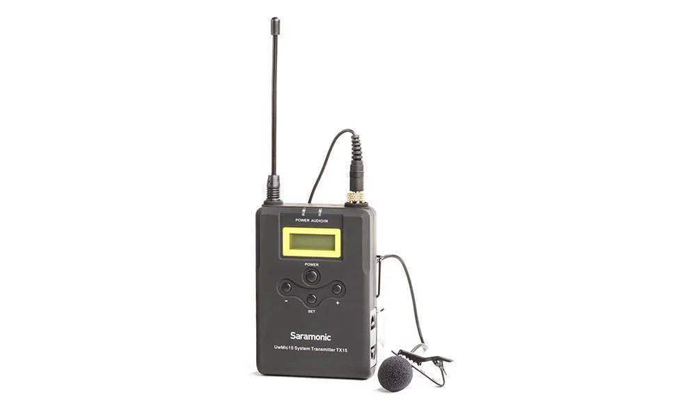 Saramonic UwMic15 UHF Wireless Lavalier Microphone System at PROCAM | procam.com