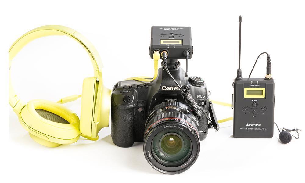 Saramonic UwMic15 UHF Wireless Lavalier Microphone System at PROCAM | procam.com