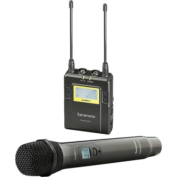 Saramonic UwMic9 Camera-Mount Wireless Cardioid Handheld Microphone System (514 to 596 MHz) | PROCAM