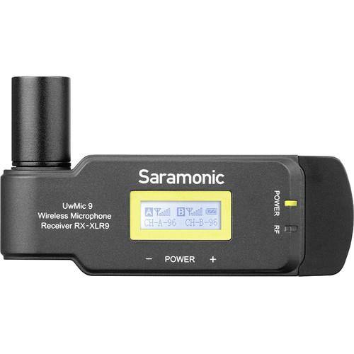 Saramonic UwMic9 TX9+TX9+RX-XLR9 Dual-Channel UHF Wireless Lavalier Mic System with Plug-On Receiver | PROCAM