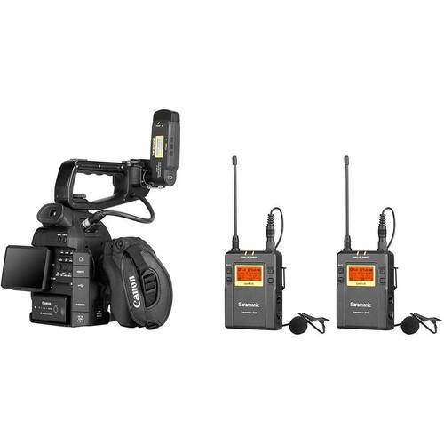 Saramonic UwMic9 TX9+TX9+RX-XLR9 Dual-Channel UHF Wireless Lavalier Mic System with Plug-On Receiver | PROCAM
