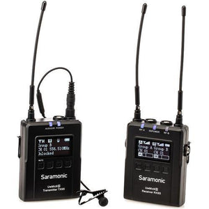 Saramonic UWMIC9S KIT1 Camera-Mount Wireless Omni Lavalier Microphone System (514 to 596 MHz) at PROCAM | procam.com