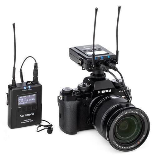 Saramonic UWMIC9S KIT1 Camera-Mount Wireless Omni Lavalier Microphone System (514 to 596 MHz) at PROCAM | procam.com