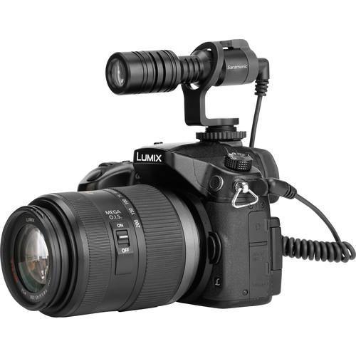 Saramonic Vmic Mini Ultra-Compact Camera-Mount Shotgun Microphone for DSLR Cameras and Smartphones at PROCAM | procam.com