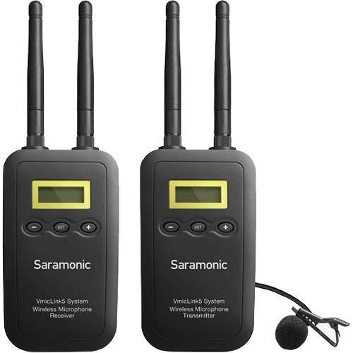 Saramonic VmicLink5 5.8 GHz SHF Wireless Lavalier System and Receiver (5725 to 5875 MHz) | PROCAM