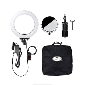 Savage 12" Bi-Color RGB Tabletop Ring Light with Stand and Carrying Case at PROCAM | procam.com