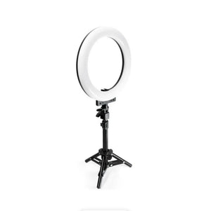 Savage 12" Bi-Color RGB Tabletop Ring Light with Stand and Carrying Case at PROCAM | procam.com