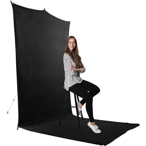 Savage Backdrop Extended (Black, 5 x 12') at PROCAM | procam.com