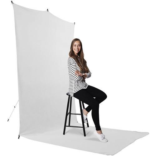 Savage Backdrop Extended Travel Kit (White, 5 x 12') | PROCAM