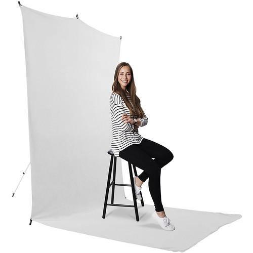 Savage Backdrop Extended Travel Kit (White, 5 x 12') at PROCAM | procam.com