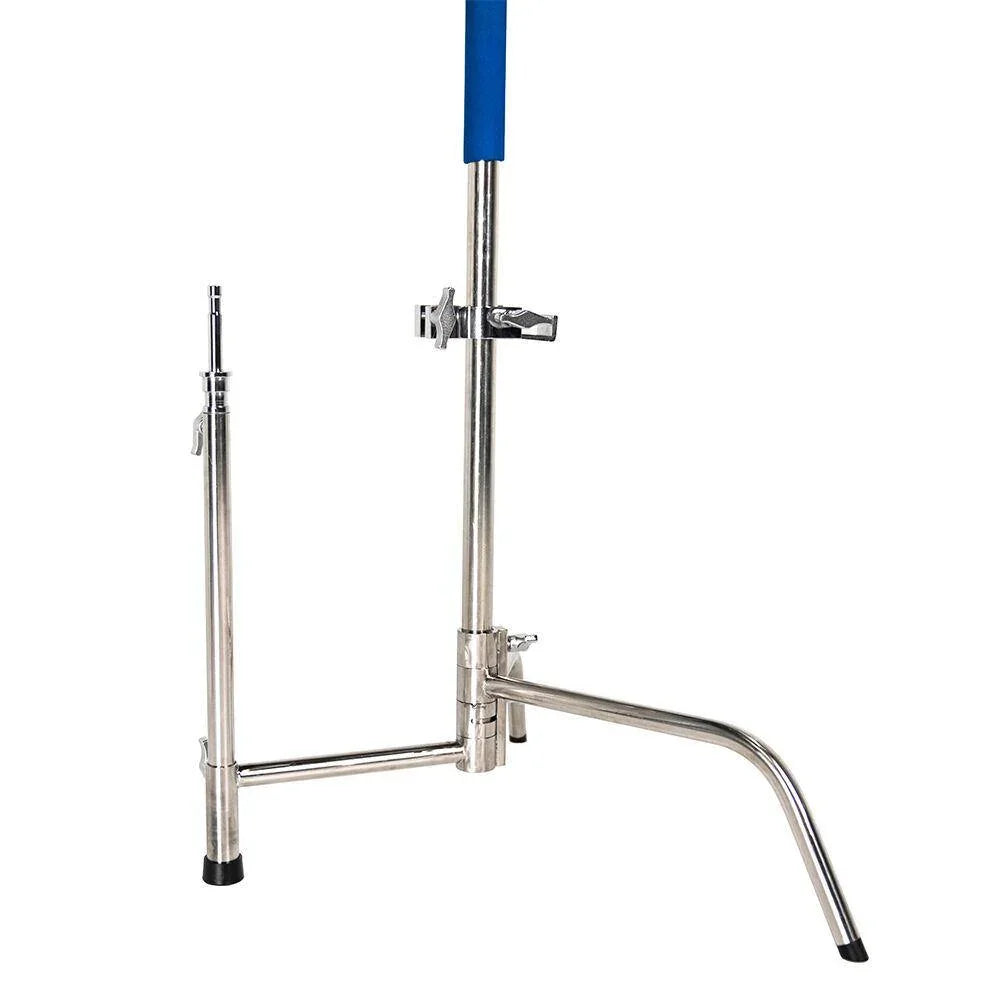Savage Stainless Steel C-Stand Kit with 53" x 18' White Seamless Paper (9.5') at PROCAM | procam.com