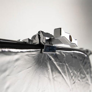 Savage Stainless Steel C-Stand Kit with 53" x 18' White Seamless Paper (9.5') at PROCAM | procam.com