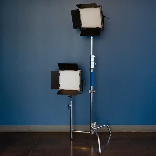 Savage Stainless Steel C-Stand Kit with 53" x 18' White Seamless Paper (9.5') at PROCAM | procam.com