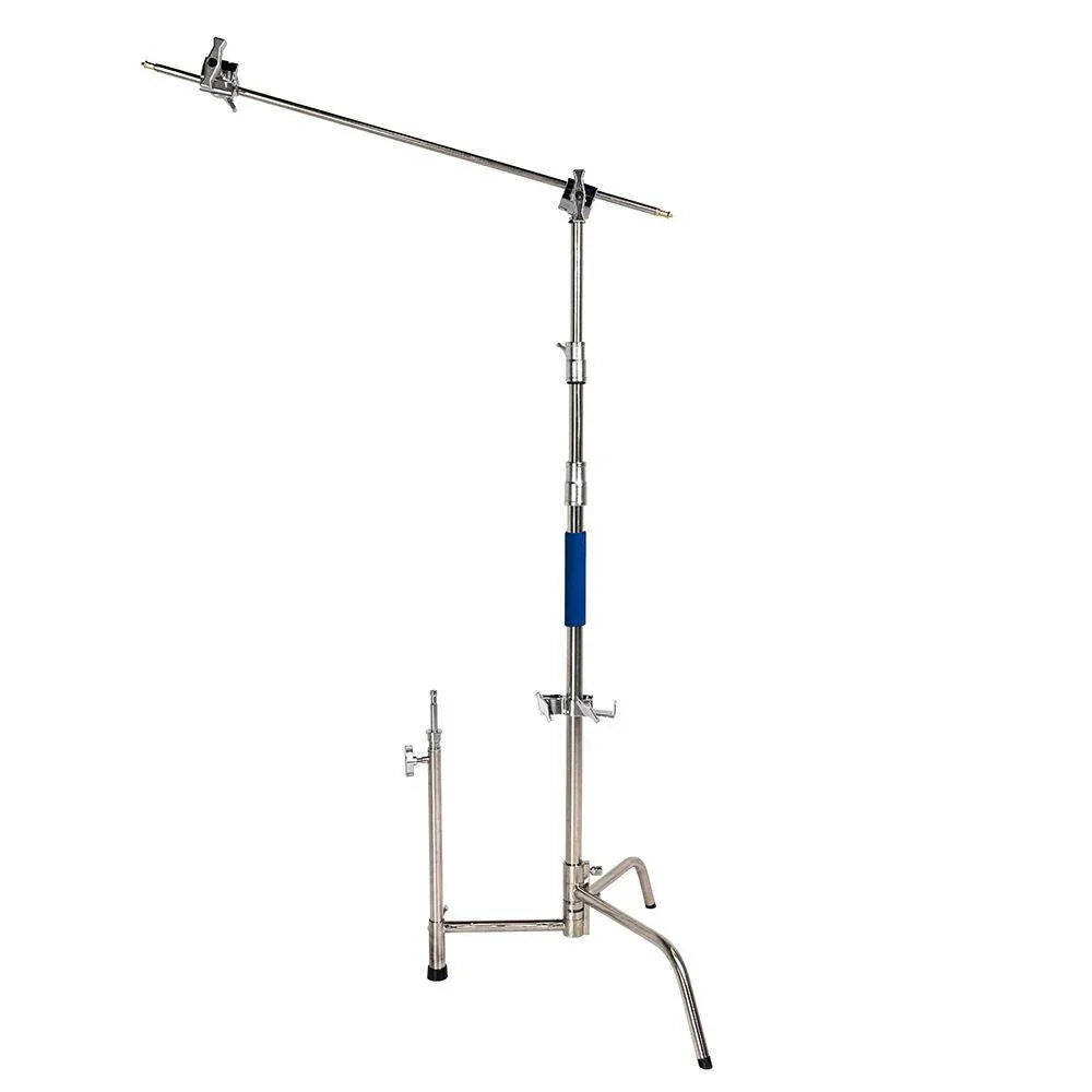Savage Stainless Steel C-Stand Kit with 53" x 18' White Seamless Paper (9.5') at PROCAM | procam.com