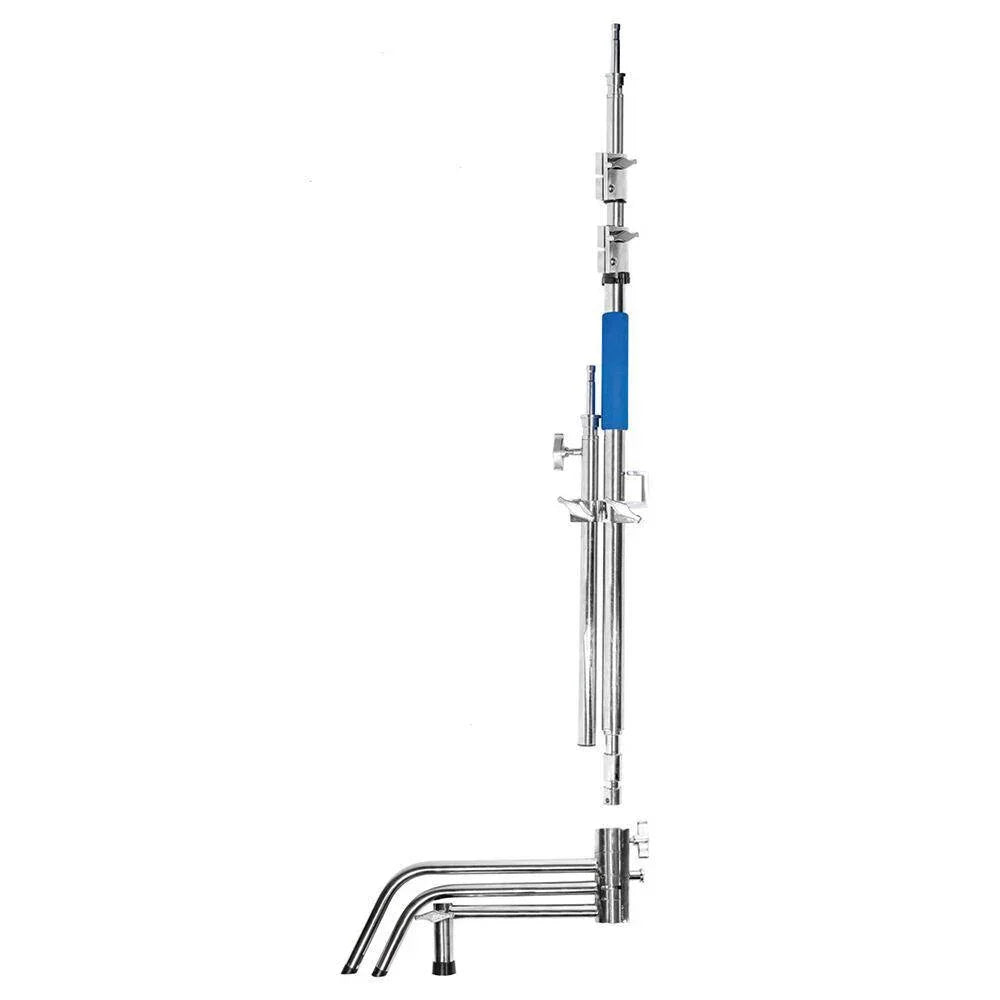 Savage Stainless Steel C-Stand Kit with 53" x 18' White Seamless Paper (9.5') at PROCAM | procam.com