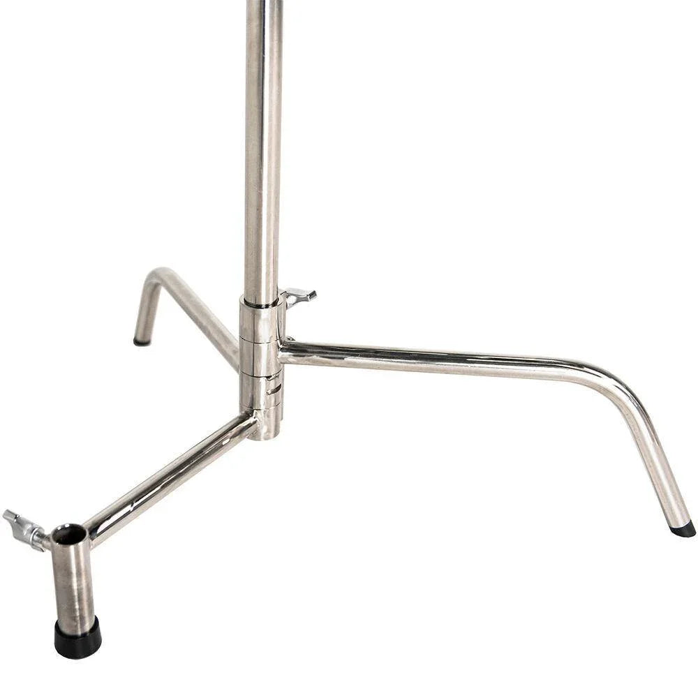 Savage Stainless Steel C-Stand Kit with 53" x 18' White Seamless Paper (9.5') at PROCAM | procam.com