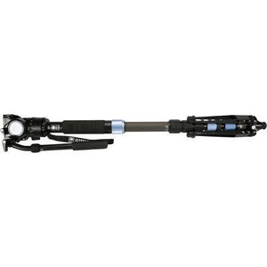 Sirui 10X Carbon Fiber 4 Section Monopod with Feet and VH10X Head at PROCAM | procam.com