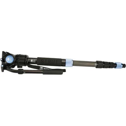 Sirui 10X Carbon Fiber 4 Section Monopod with Feet and VH10X Head at PROCAM | procam.com