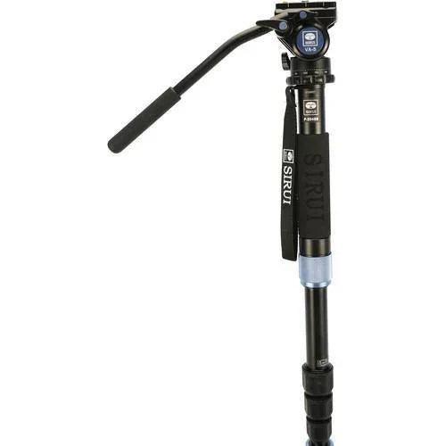 Sirui P204SR Aluminum 4 Section Monopod with Feet and VA5 Head at PROCAM | procam.com