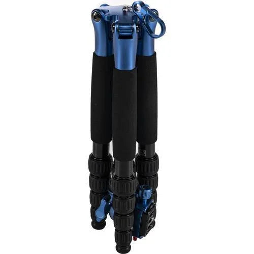 Sirui T-005BK T-0S Series Travel Tripod with B-00 Ball Head (Blue, Aluminum) at PROCAM | procam.com