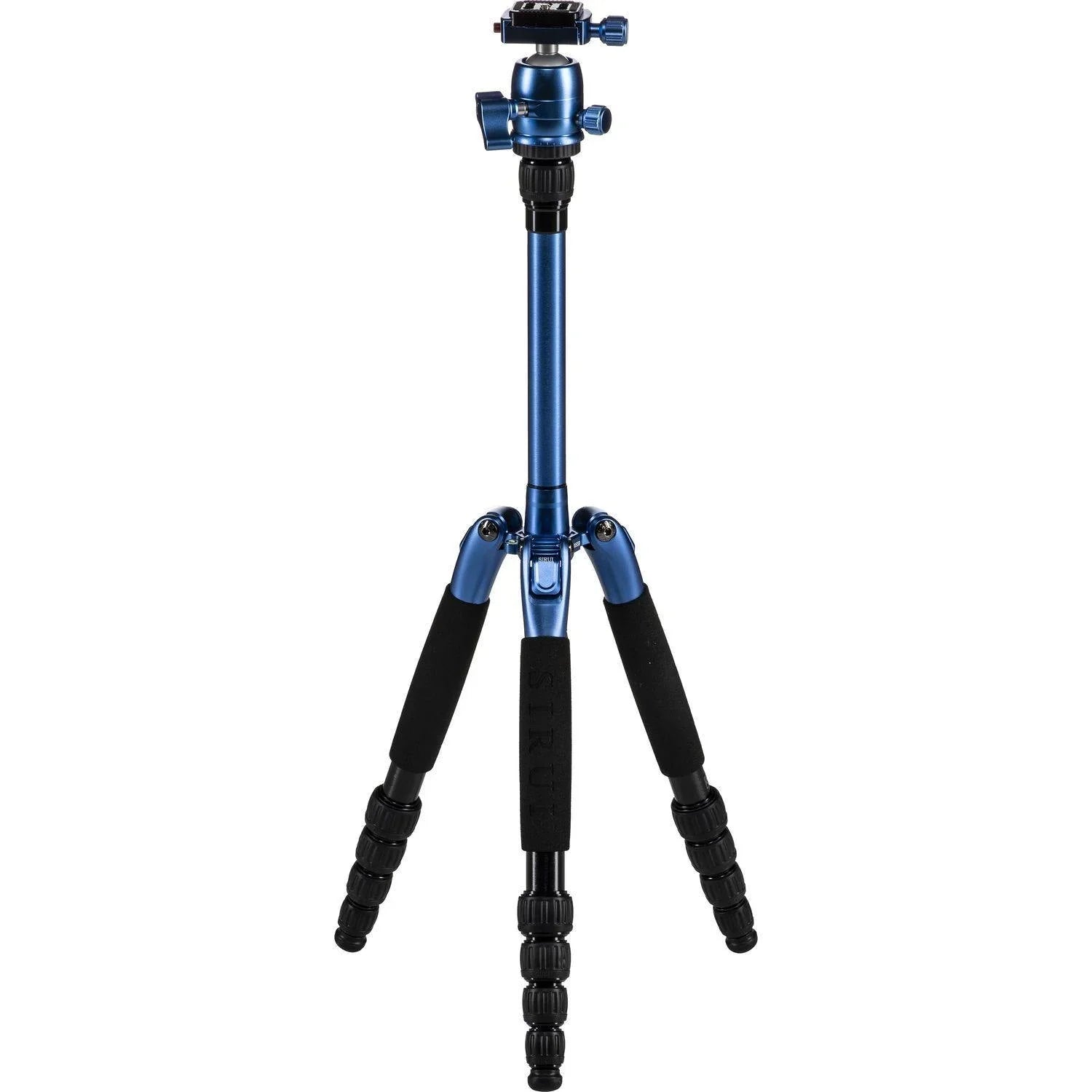 Sirui T-005BK T-0S Series Travel Tripod with B-00 Ball Head (Blue, Aluminum) at PROCAM | procam.com